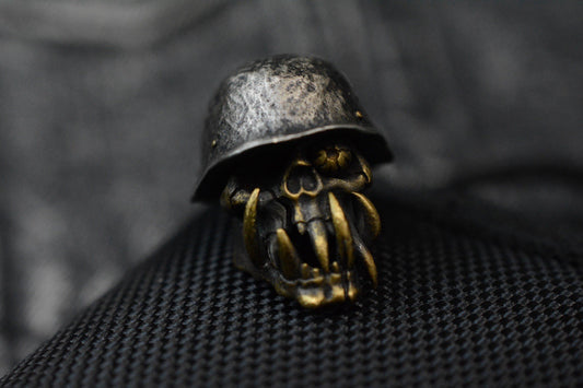 RARE++ Custom Knife Factory x Copper Head - Merzost “Eye Popper” Brass Bead