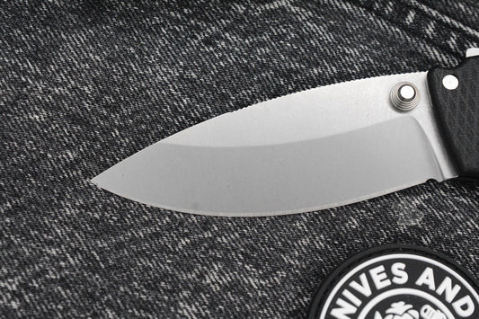 RARE Demko Custom USA AD20S - Black G-10/ Barong Magnacut Stud Only