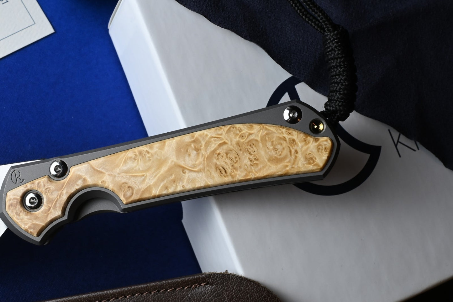 RARE Chris Reeve Large Sebenza 31 Box Elder Inlay / Magnacut Insingo w/CRK Pouch