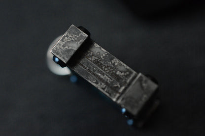RARE Steel Flame KillboX Crusader Warrior Blued Ti Pendant