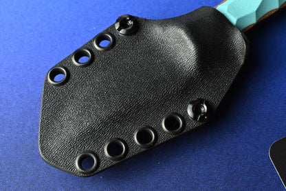 CUSTOM Auxiliary MFG Pocket Bowie - Light Blue G10 / GripX Darkwash AEB-L