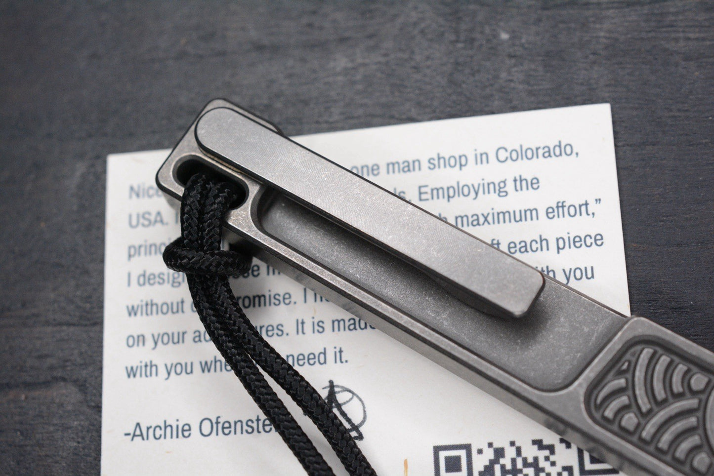 NEW Nice Guy Machine Co x Urban EDC Mr Nicebar V2 Seigahai w/ TKW Curator Bead