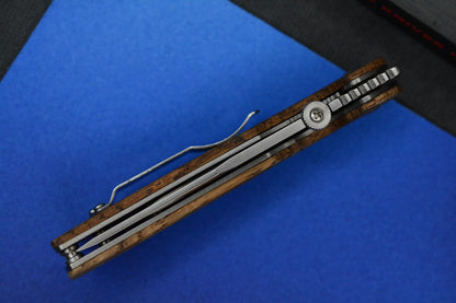 RARE Emerson Knives Liberty & Freedom - America 250 American Oak SN 47 of 50