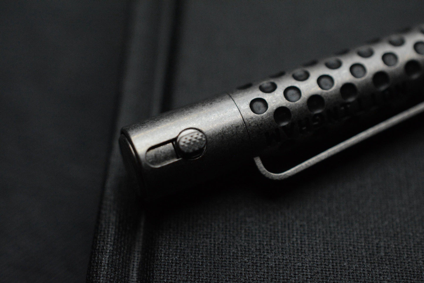RARE Nottingham Tactical G2 Single Lock - Dottingham Tumbled Titanium Pen