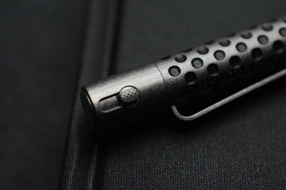 RARE Nottingham Tactical G2 Single Lock - Dottingham Tumbled Titanium Pen