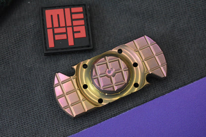 NEW Monkey Edge x Steve Ryan Orbital Frag Oil Slick Ano w/ME Patch Re Microtech