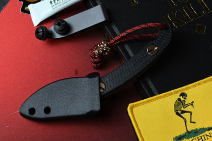 RARE Turner CNC x Sneakreaper Elvia Fixed Blade - HG 3V / Bronze Blade & HDW