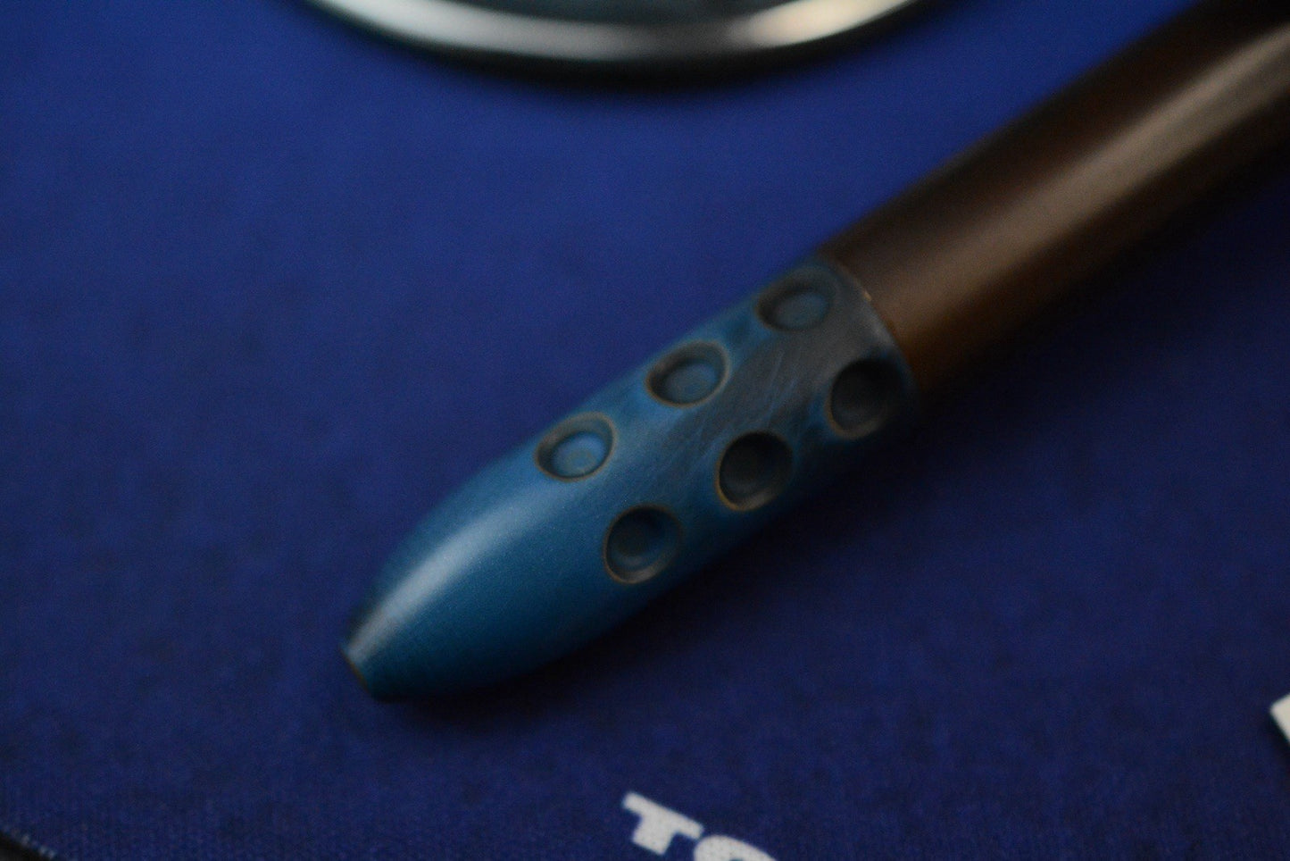 RARE BLACKSIDE Customs BSC-P Pen Mandalorian - Naval Brass /Beskar Engraved