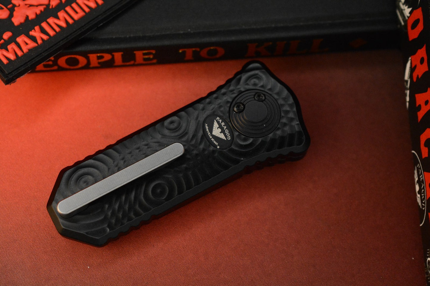 NEW Hypercut MFG Oracle Razor Knife - Ano Black Aluminum / Raindrop Milled