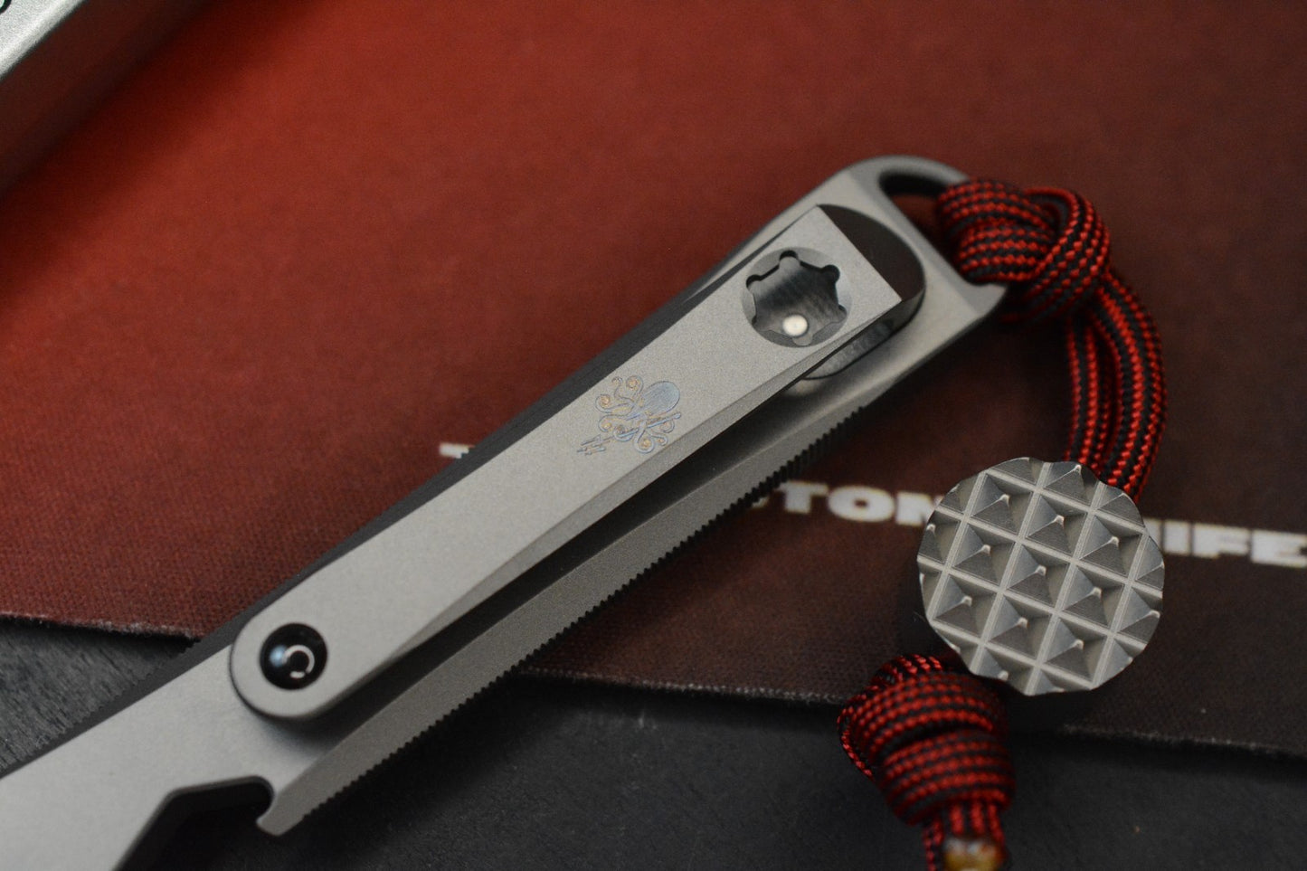 NEW Prometheus Design Werx SPD Kraken Ti Pry Bar w/ TKW Curator Bead