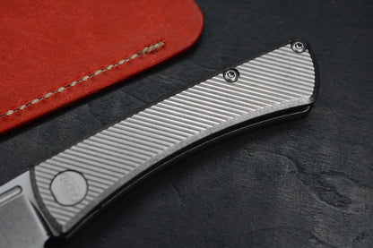 NEW American Blade Works Slipjoint - 45 Degree Milled Ti Hdle / MagnaCut DLT EXC