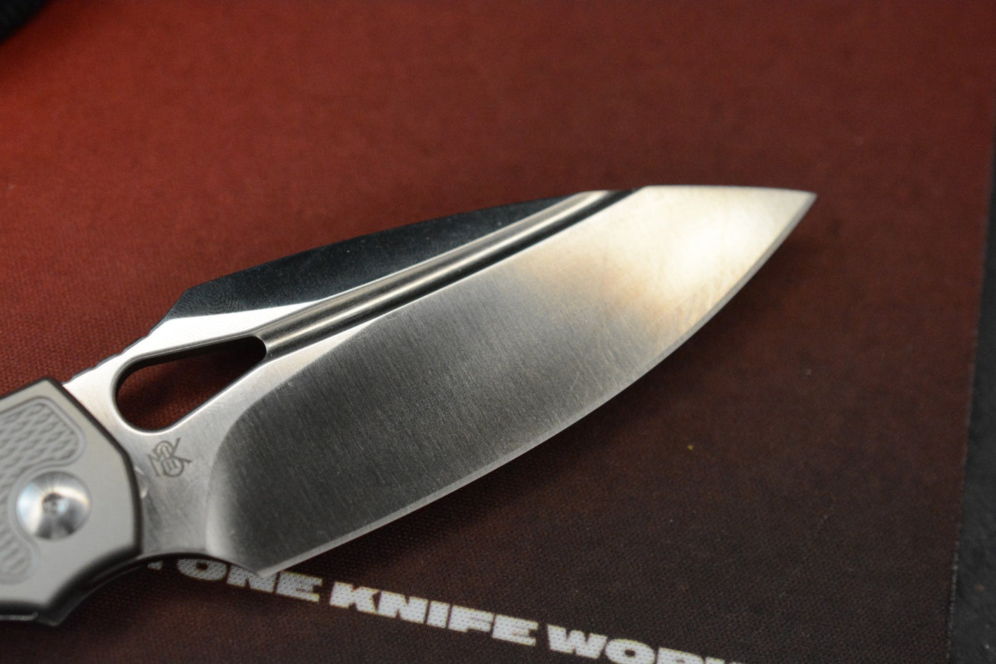 NEW Monterey Bay Knives Wolverine Diamond Plate Ti- S90V Blade SOLD OUT