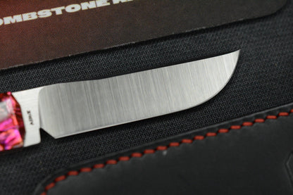 NEW Jack Wolf Pioneer Jack FIXedc - Red Abalone / S90V w/ Sheath