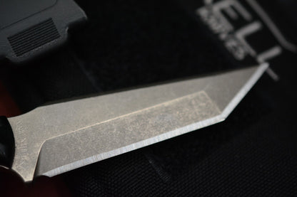 NEW TKell Knives Nighthawk Battlelock Black / Recon Distressed w/ Poison Bead