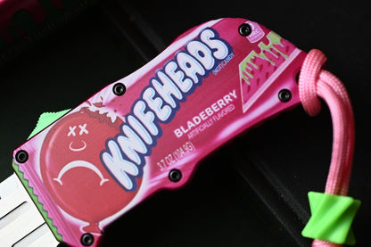 RARE Vault EDC Custom Utility Knife - Airheads Ltd Ed SN# 107 w/ Wkrmn Bead