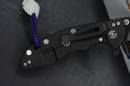 RARE Hinderer XM-18 Battle Black Magnacut Bowie/ G10 w/ Koch Artifakt Bead