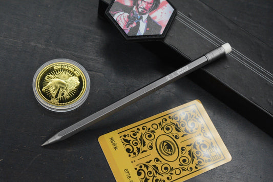 CUSTOM John Wick Ti #2 Pencil/ Spike - Graphite Tip Glass Breaker w/ Wick Pack