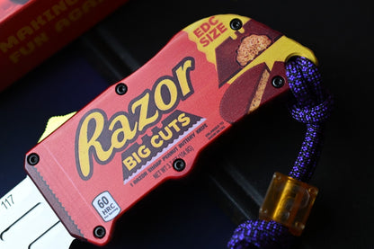 RARE Vault EDC Custom Utility Knife - Reese’s Ltd Ed w/Ultem Mario Bead