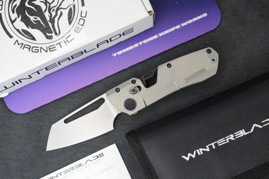 NEW Winterblade Factor B4 Natural Diamond Ti/ MagnaCut & Pink / Purple Timascus