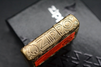 RARE CUSTOM ZIPPO Lighter 1932 Anniversary Brass - High Detail