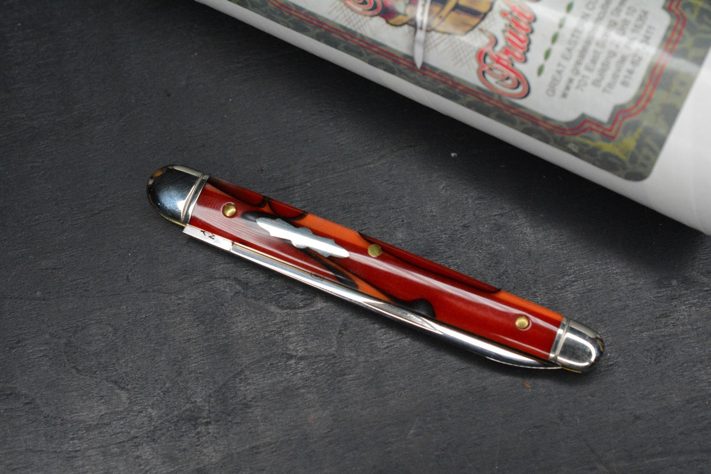 NEW Great Eastern Cutlery #89 Tidioute - Stainless Fruit Knife Acrylic