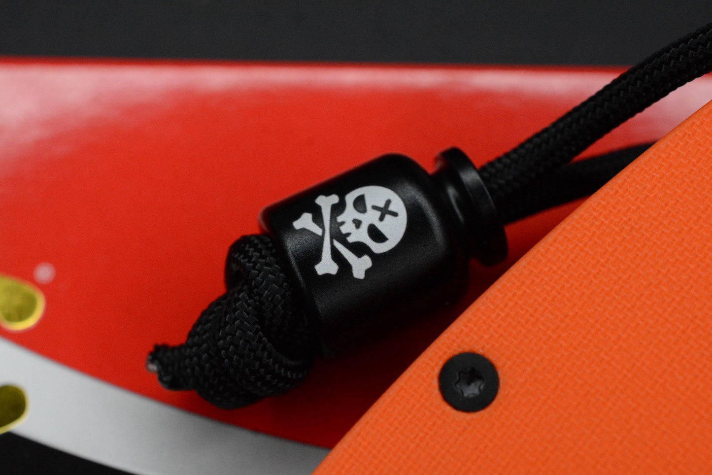RARE Spyderco EXC Military 2 Black DLC /Orange G-10 Comp Lock w/Poison Bead