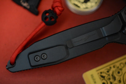 NEW Microtech Socom Elite Warcom SHADOW Black DLC w/ Playge Bead & Wick Pack