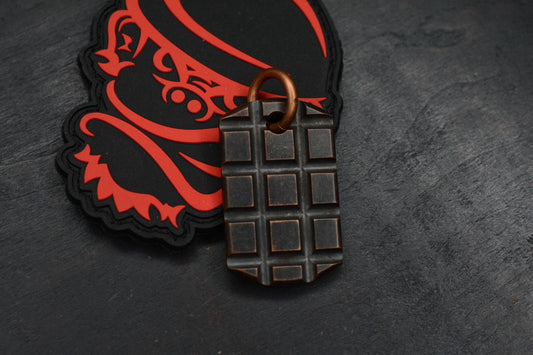 RARE Stonewood Frag Tag - Monkey Edge Frag Pattern w/ Patch Re Playge Microtech