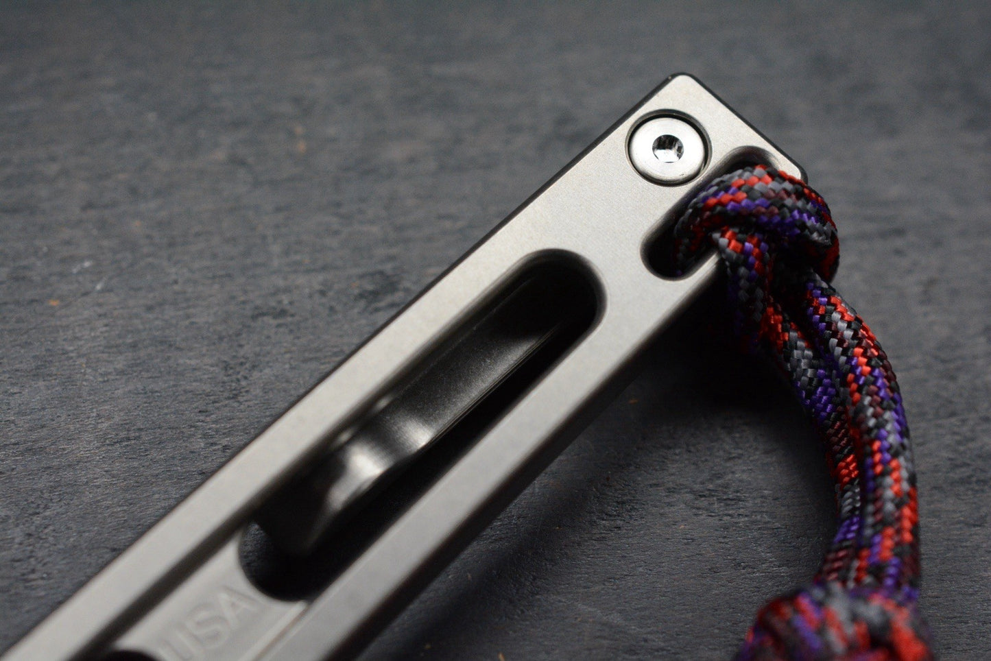 NEW Nice Guy Machine Co Side Piece Ti Pry w/ TKW Frankart Bead NGMCo