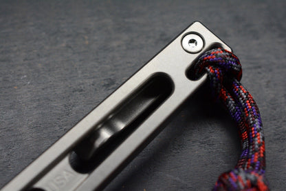 NEW Nice Guy Machine Co Side Piece Ti Pry w/ TKW Frankart Bead NGMCo