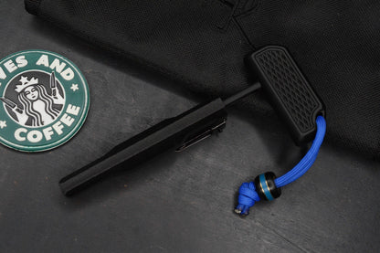 NEW Bastanelli Creations Ventilation Black PVD DC53 Spike w/ Micarta Bead