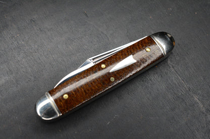 NEW Great Eastern Cutlery Northfield - Jumbo Stockpen Jack Brown Burlap Micarta