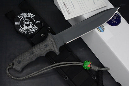 NEW Chris Reeve Green Beret MAGNACUT Black PVD w/ Rare Tombstone Ti Bead