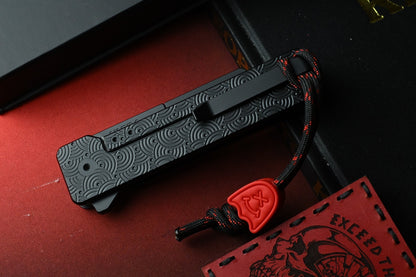 RARE Exceed Designs x Urban EDC TiRant Ultra Ti Chaos Seigahai w/Skiff Bearings