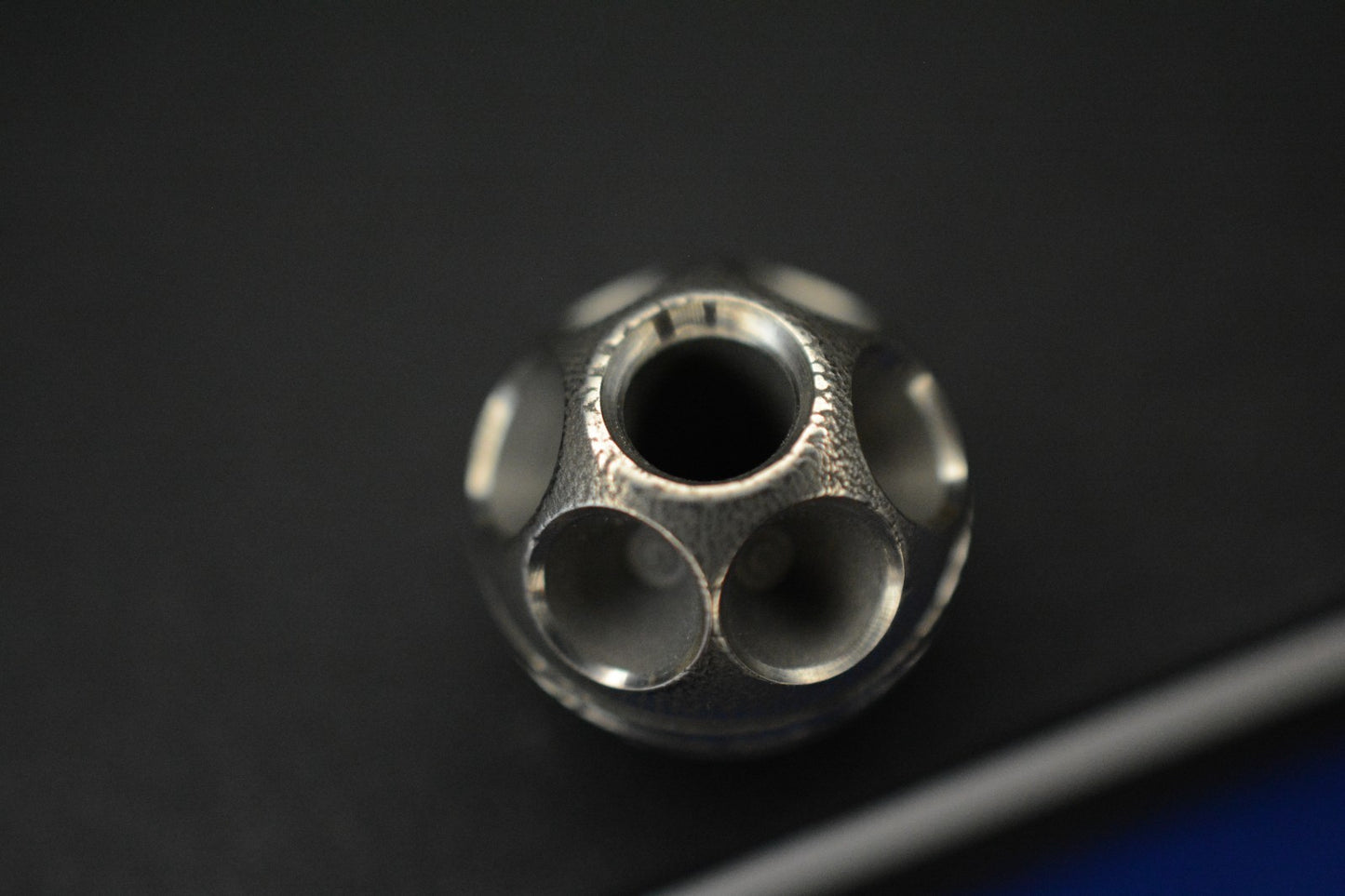 RARE Renaissance Creations Star Reactor Matte Titanium Bead Re Microtech
