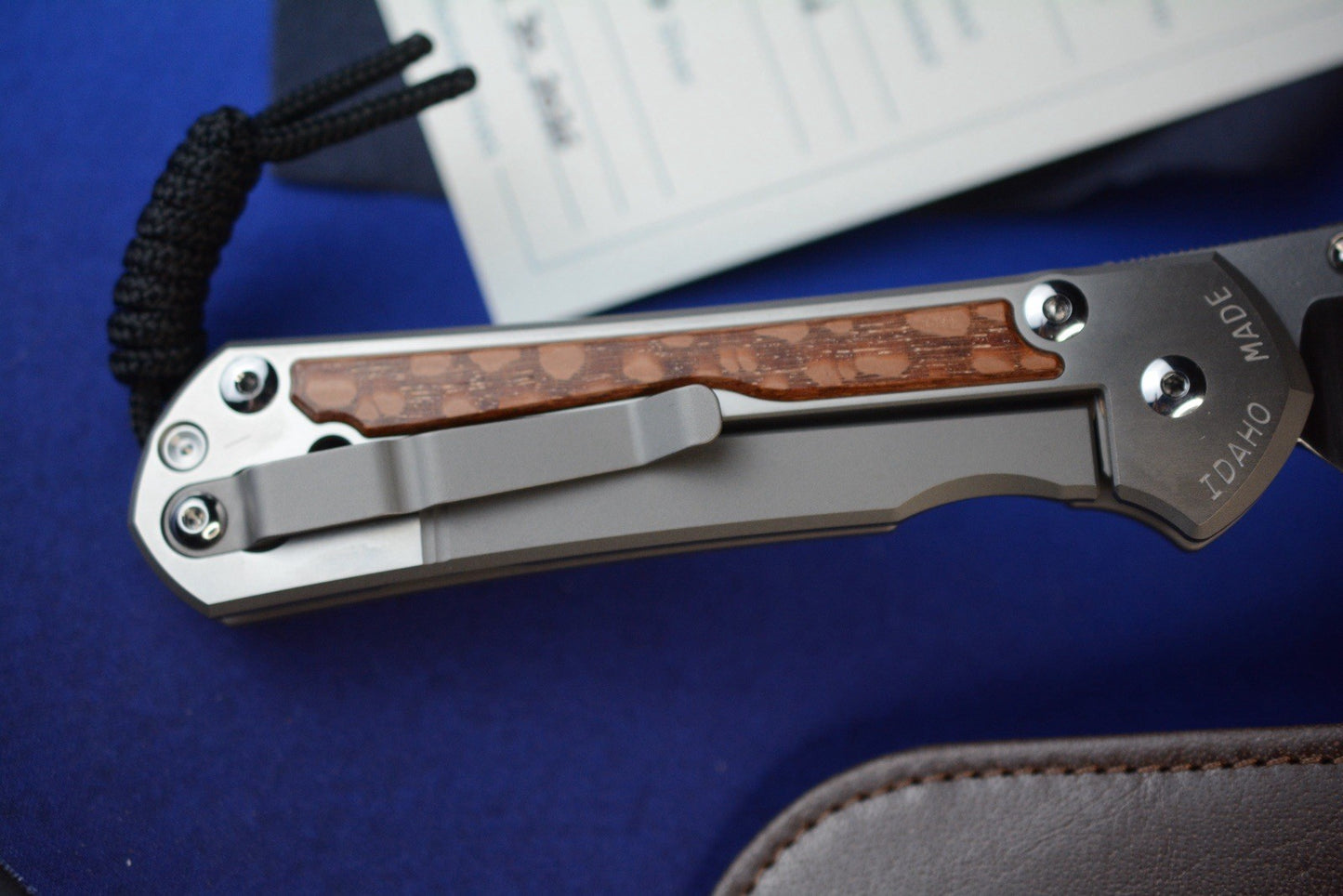 RARE Chris Reeve Large Sebenza 31 Annual 2026 Leopard Wood / Magnacut
