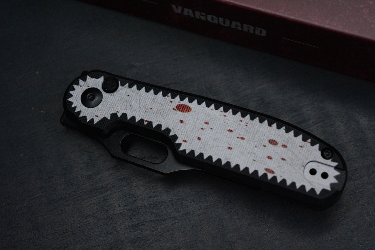 NEW Kizer Knives Cormorant “Leather Face” Black G-10 / Nitro V Blade - L/E EXC