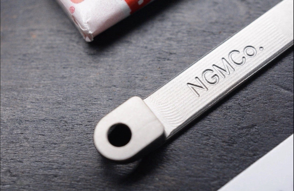 NEW NGMCo CRK Ti Pocket Clip Chris Reeve Nice Guy Machine Sandblasted Finish