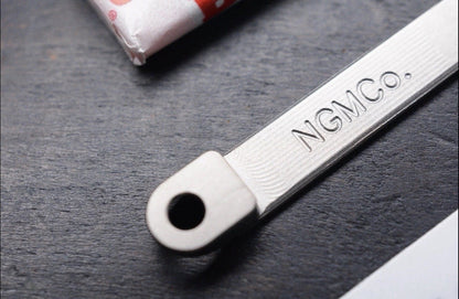 NEW NGMCo CRK Ti Pocket Clip Chris Reeve Nice Guy Machine Sandblasted Finish