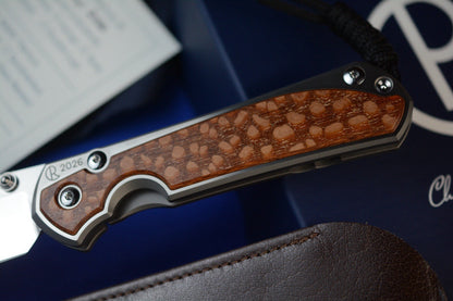 RARE Chris Reeve Large Sebenza 31 Annual 2026 Leopard Wood / Magnacut