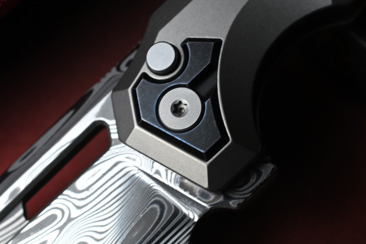 NEW Arcane Design Crawler - Beadblast Ti / Damasteel Wharncliffe