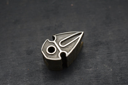 RARE Koch Tool Co - Artifakt Patina Silver Bead Re Playge/ JRW/ Microtech