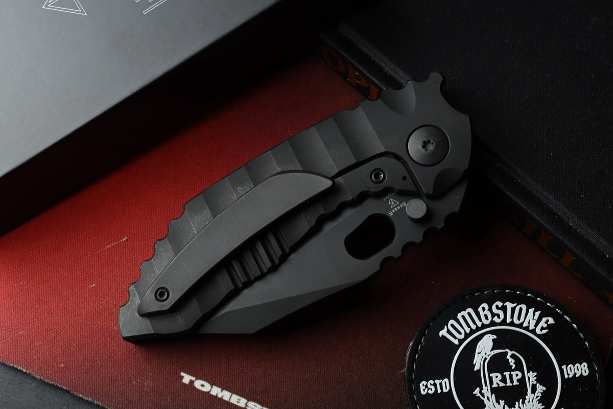 RARE Dalibor Bergam Draco - Black DLC Milled Ti Integral / Black DLC S90V