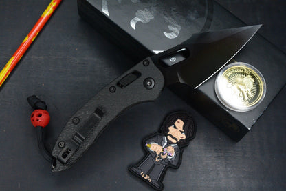 NEW Microtech Stitch-Ram-Lok Carbon Fiber Black DLC w/ Playge Skall & Wick Pack