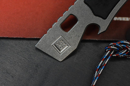 NEW Lynch NW Best Case Scenario Pry - SW Ti / Black Micarta Inlays w/ TKW Bead