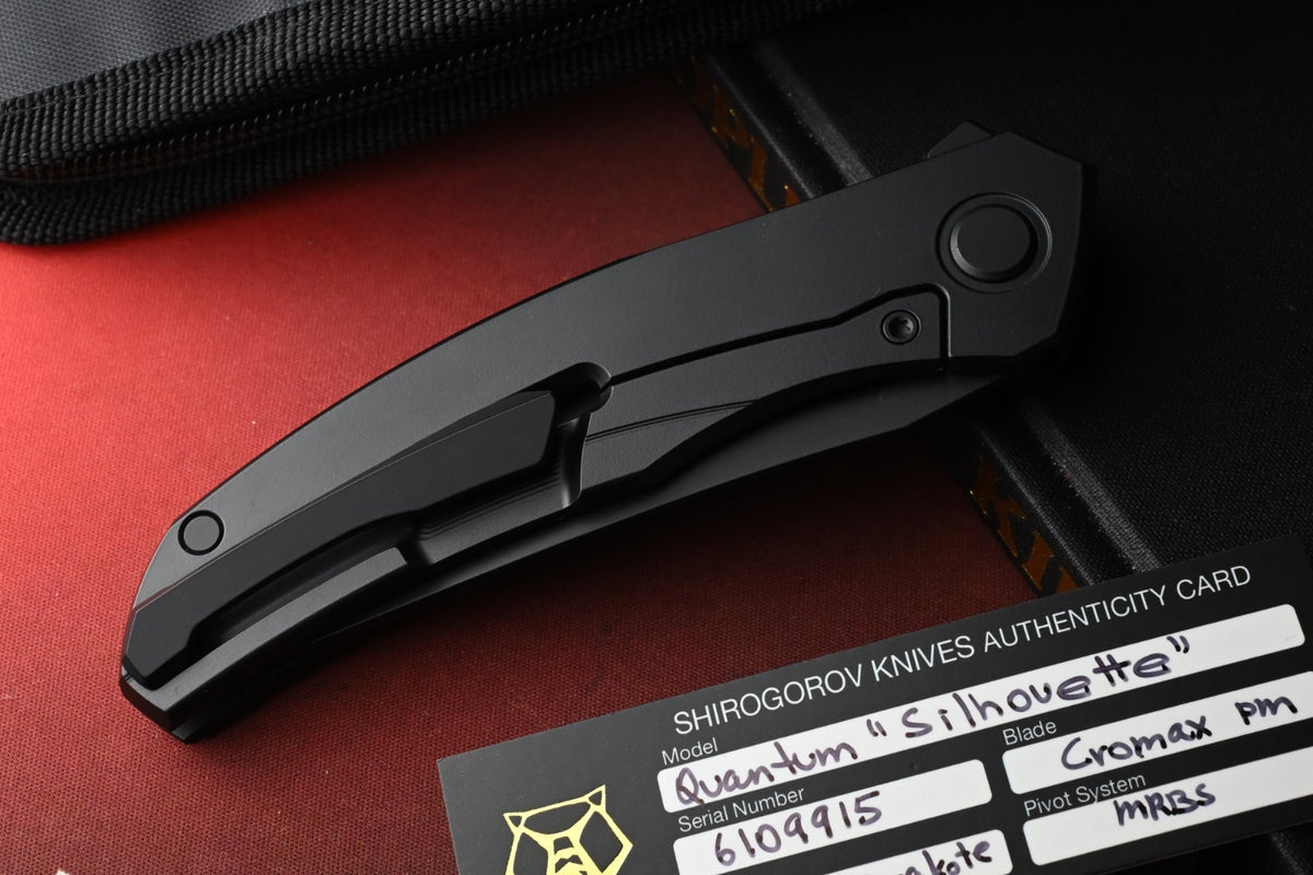 RARE Shirogorov Quantum Silhouette - Black Cerakote Ti / Climax PM Blade MRBS