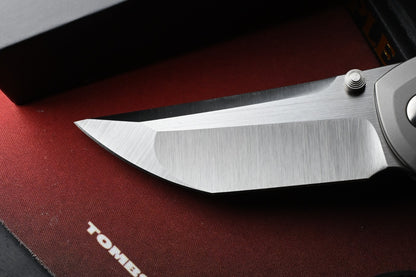 RARE Dalibor Bergam Arrakis - Titanium Zirablast / Satin S90V Blade SN# 10