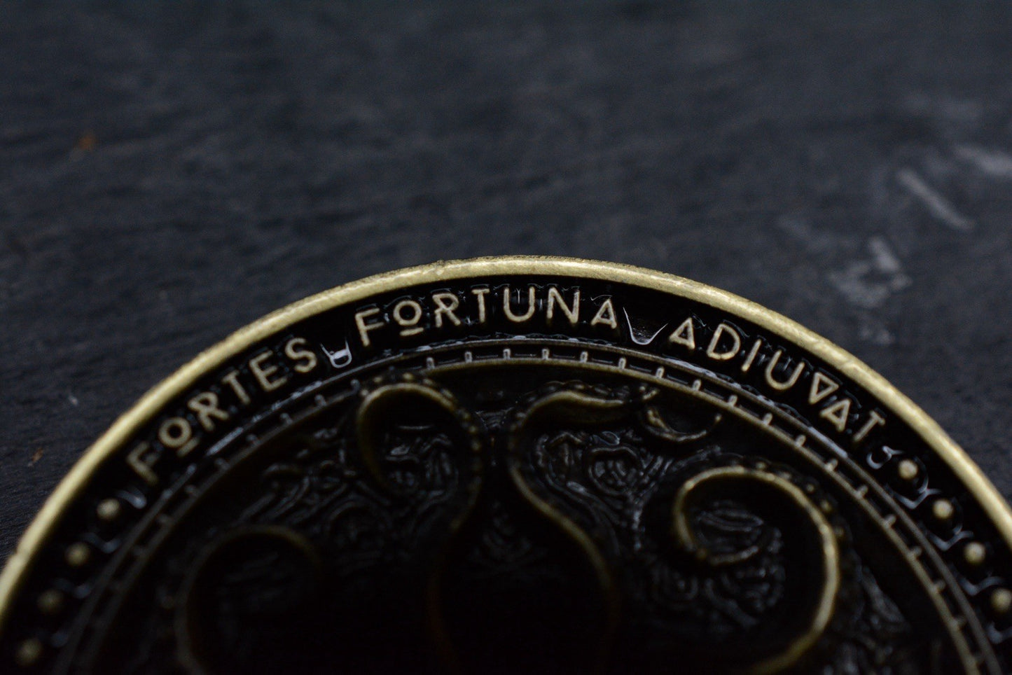 NEW Urabn EDC x Pirate Gold Fortes Fortuna Adiuvat Brass High Detail Coin