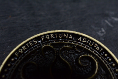 NEW Urabn EDC x Pirate Gold Fortes Fortuna Adiuvat Brass High Detail Coin