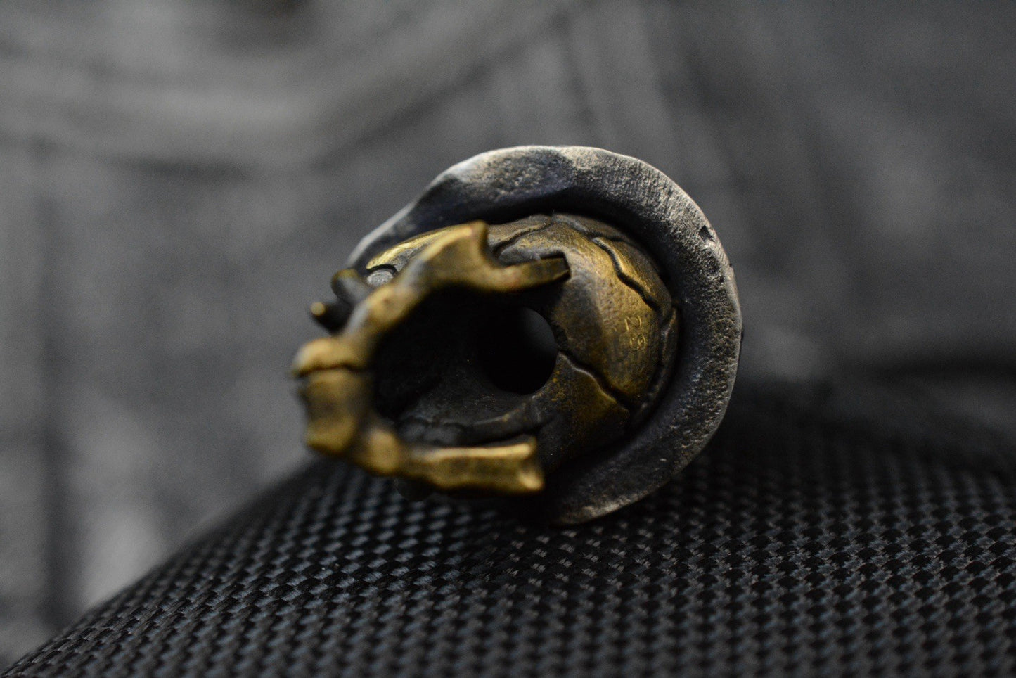 RARE++ Custom Knife Factory x Copper Head - Merzost “Eye Popper” Brass Bead